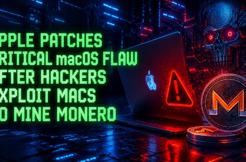 Apple Patches Critical macOS Flaw After Hackers Exploit Macs to Mine Monero
