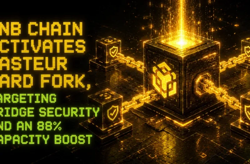 BNB Chain Activates Pasteur Hard Fork, Targeting Bridge Security and an 88% Capacity Boost