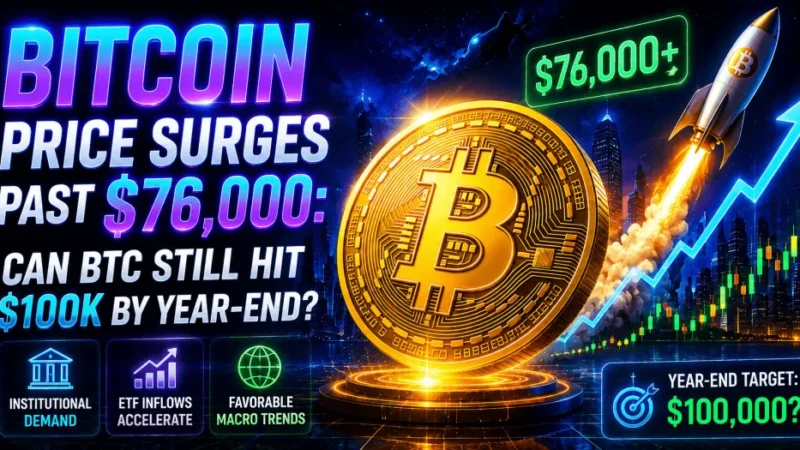 Bitcoin Price Surges Past $79,000: Can BTC Still Hit $100K by Year-End?