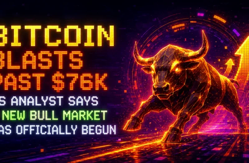 Bitcoin Blasts Past $79K as Analyst Says a New Bull Market Has Officially Begun