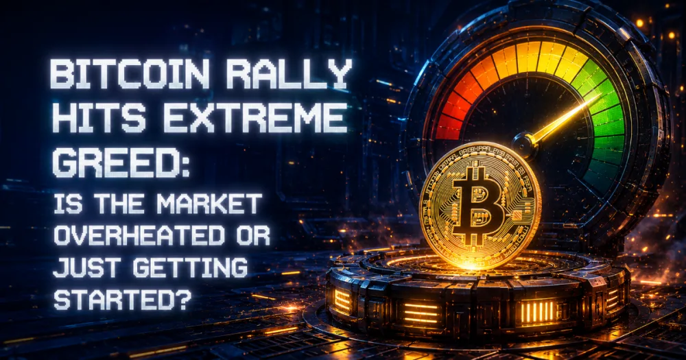 Bitcoin Rally Hits Extreme Greed: Is the Market Overheated or Just Getting Started?