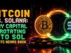 Bitcoin vs. Solana: Why Capital Is Rotating Into SOL as BTC Nears $80K