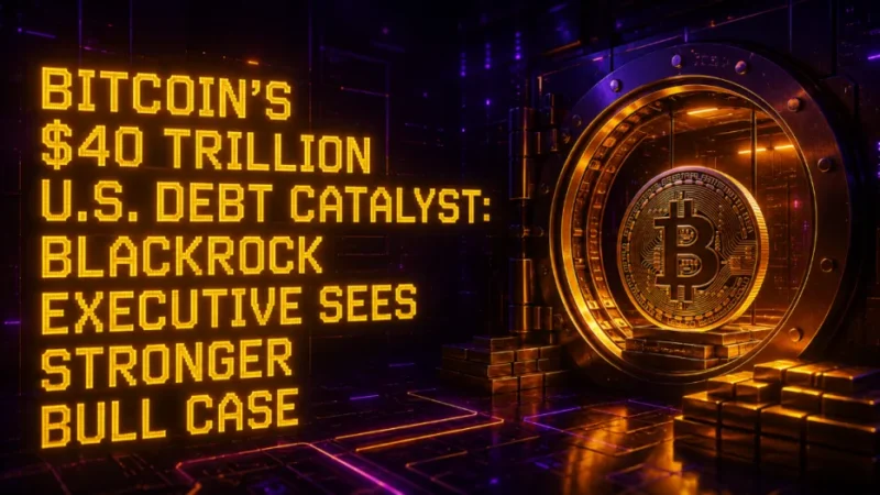 Bitcoin’s $40 Trillion U.S. Debt Catalyst: BlackRock Executive Sees Stronger Bull Case
