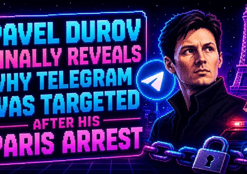 Pavel Durov Finally Reveals Why Telegram Was Targeted After His Paris Arrest