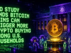 Fed Study Finds Bitcoin Gains Can Trigger More Crypto Buying Among U.S. Households