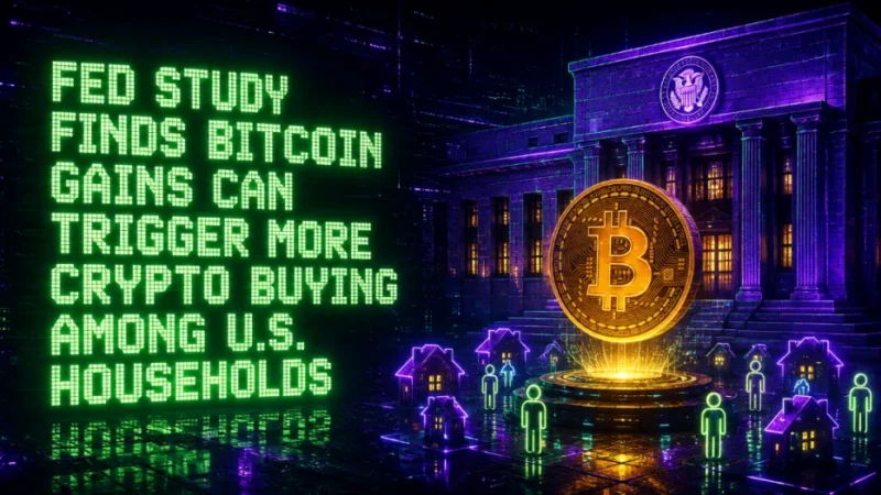 Fed Study Finds Bitcoin Gains Can Trigger More Crypto Buying Among U.S. Households