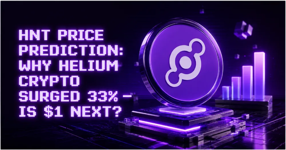 HNT Price Prediction: Why Helium Crypto Surged 33% — Is $1 Next?