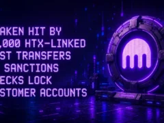 Kraken Hit by 12,000 HTX-Linked Dust Transfers as Sanctions Checks Lock Customer Accounts