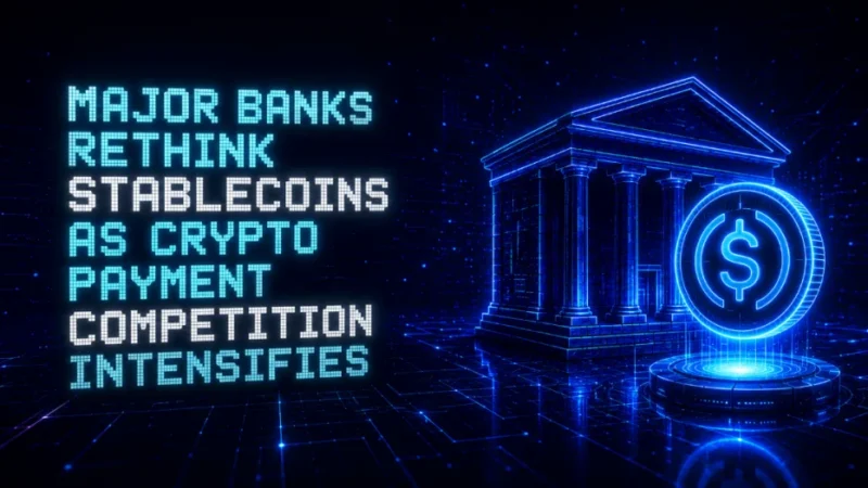 Major Banks Rethink Stablecoins as Crypto Payment Competition Intensifies
