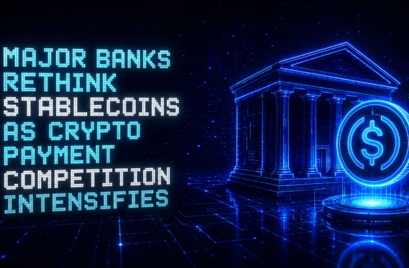 Major Banks Rethink Stablecoins as Crypto Payment Competition Intensifies