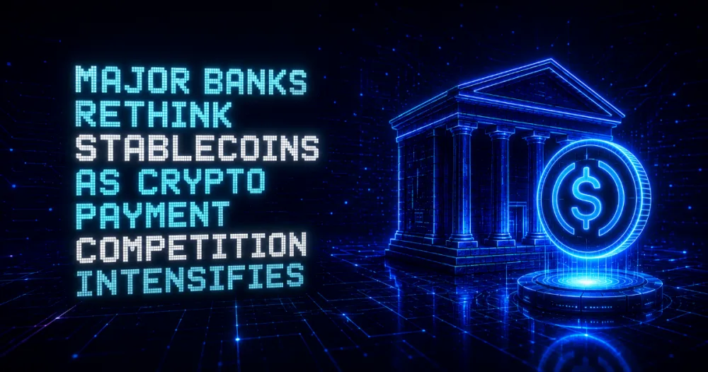 Major Banks Rethink Stablecoins as Crypto Payment Competition Intensifies
