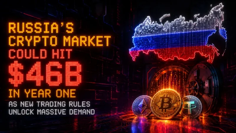 Russia’s Crypto Market Could Hit $46B in Year One as New Trading Rules Unlock Massive Demand