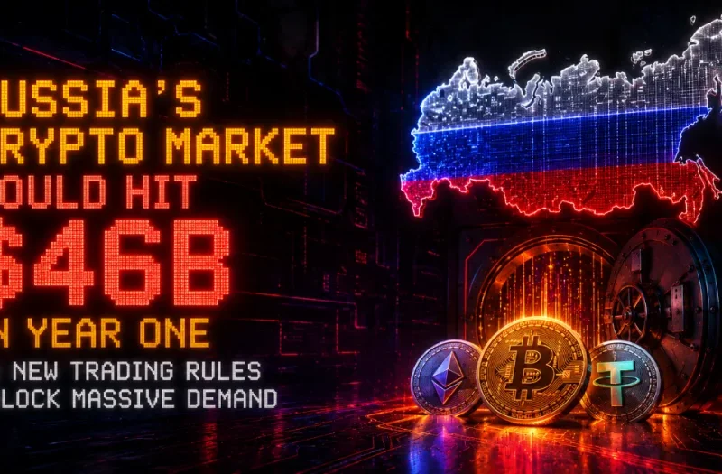 Russia’s Crypto Market Could Hit $46B in Year One as New Trading Rules Unlock Massive Demand