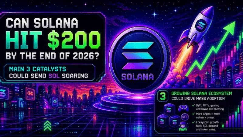Can Solana Hit $200 by the End of 2026? Main 3 Catalysts Could Send SOL Soaring