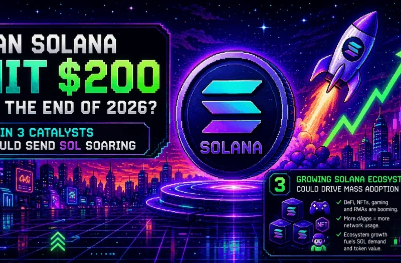 Can Solana Hit $200 by the End of 2026? Main 3 Catalysts Could Send SOL Soaring