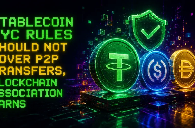 Stablecoin KYC Rules Should Not Cover P2P Transfers, Blockchain Association Warns