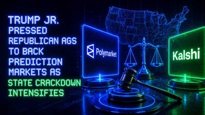Trump Jr. Pressed Republican AGs to Back Prediction Markets as State Crackdown Intensifies