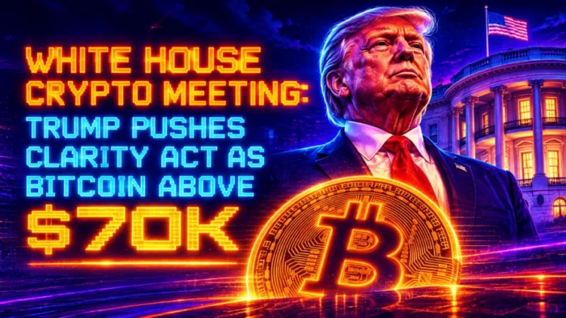 White House Crypto Meeting: Trump Pushes Clarity Act as Bitcoin Above $70K