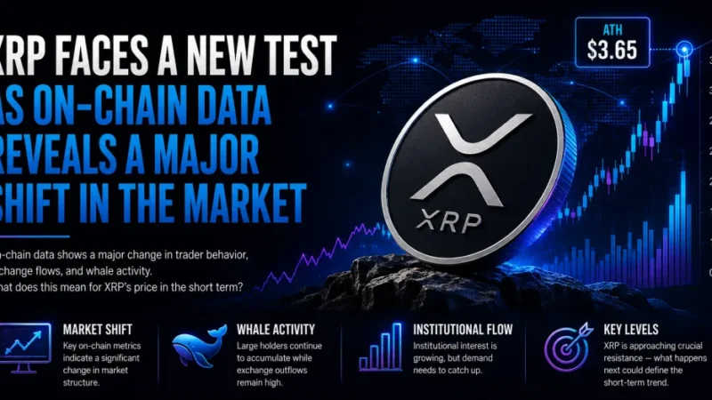 XRP Faces a New Test as On-Chain Data Reveals a Major Shift in the Market