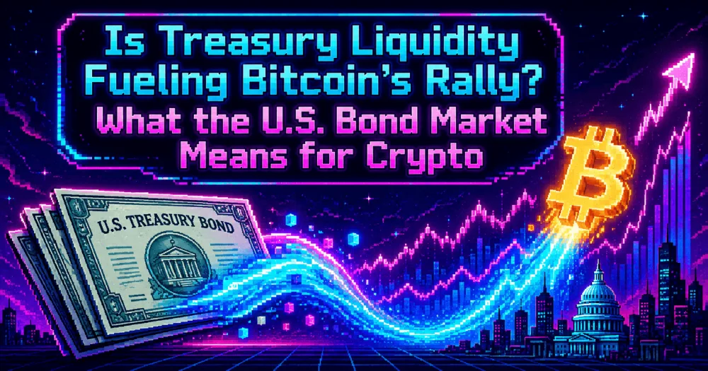 Is Treasury Liquidity Fueling Bitcoin’s Rally? What the U.S. Bond Market Means for Crypto