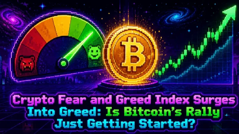 Crypto Fear and Greed Index Surges Into Greed: Is Bitcoin’s Rally Just Getting Started?