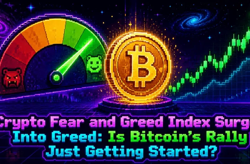 Crypto Fear and Greed Index Surges Into Greed: Is Bitcoin’s Rally Just Getting Started?