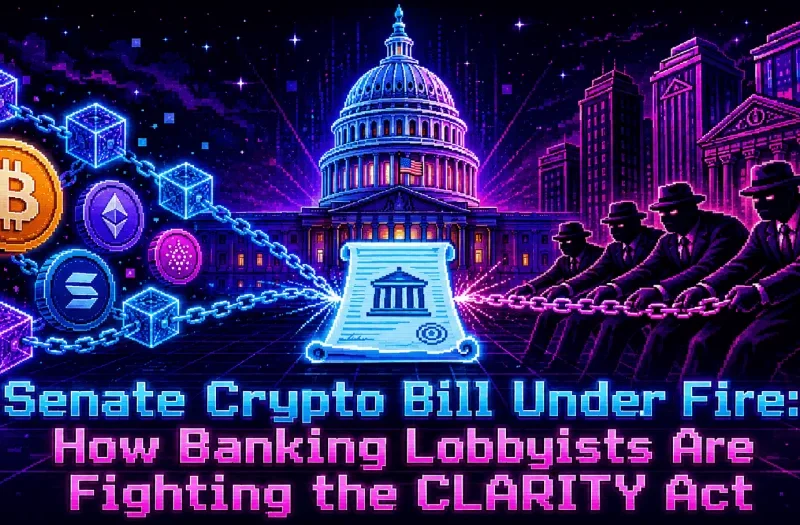Senate Crypto Bill Under Fire: How Banking Lobbyists Are Fighting the CLARITY Act