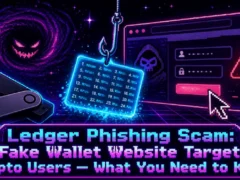 Ledger Phishing Scam: Fake Wallet Website Targets Crypto Users — What You Need to Know