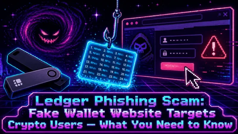 Ledger Phishing Scam: Fake Wallet Website Targets Crypto Users — What You Need to Know
