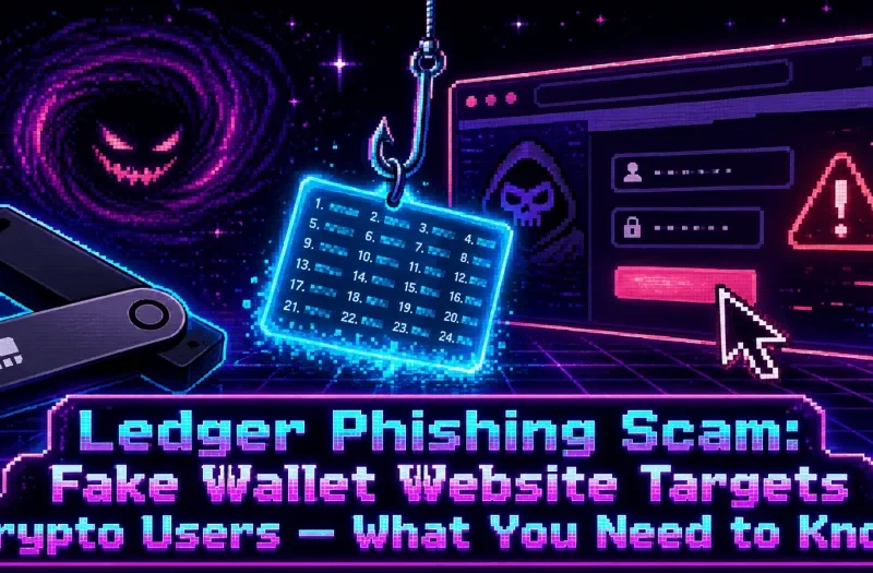 Ledger Phishing Scam: Fake Wallet Website Targets Crypto Users — What You Need to Know
