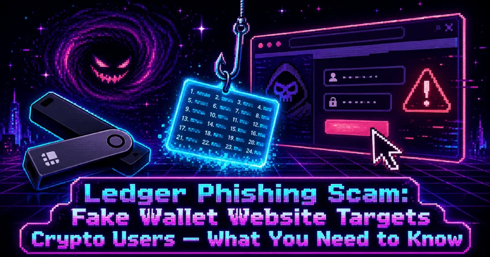 Ledger Phishing Scam: Fake Wallet Website Targets Crypto Users — What You Need to Know