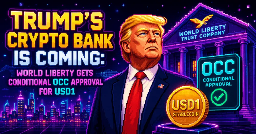 Trump’s Crypto Bank Is Coming: World Liberty Gets Conditional OCC Approval for USD1