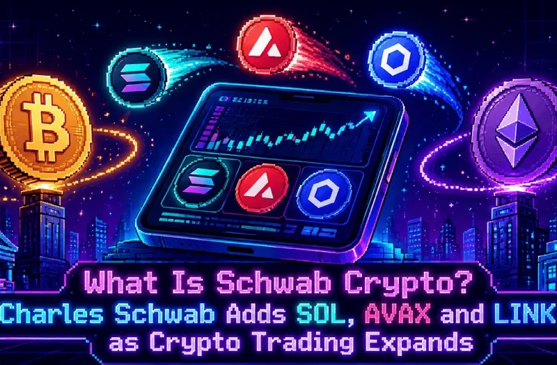 What Is Schwab Crypto? Charles Schwab Adds SOL, AVAX and LINK as Crypto Trading Expands