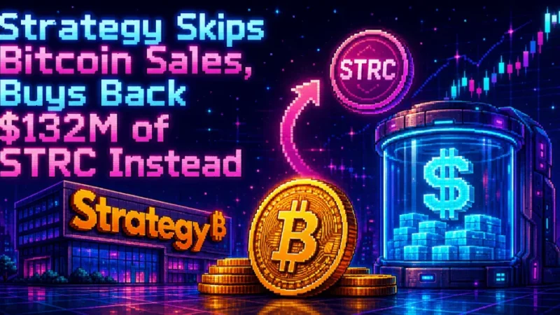 Strategy Skips Bitcoin Sales, Buys Back $132M of STRC Instead