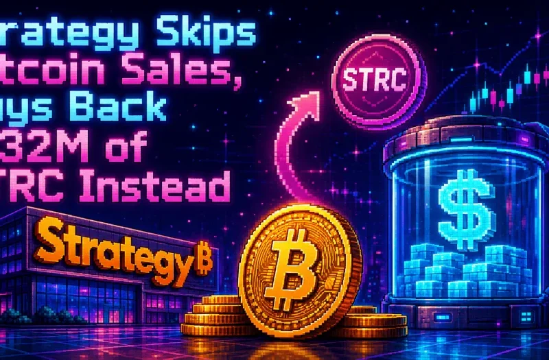 Strategy Skips Bitcoin Sales, Buys Back $132M of STRC Instead