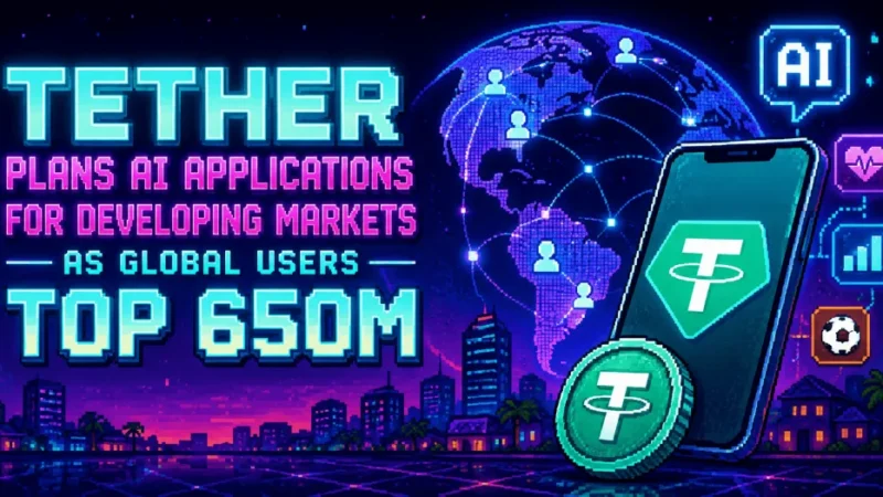 Tether Plans AI Apps for Developing Markets as Global Users Top 650M