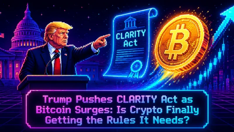 Trump Pushes CLARITY Act as Bitcoin Surges: Is Crypto Finally Getting the Rules It Needs?