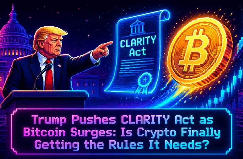 Trump Pushes CLARITY Act as Bitcoin Surges: Is Crypto Finally Getting the Rules It Needs?