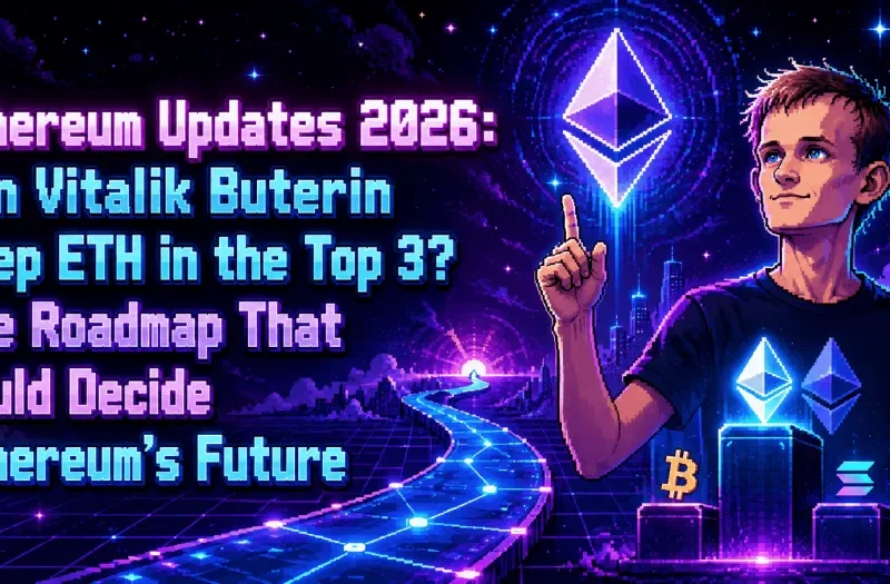 Ethereum Updates 2026: Can Vitalik Buterin Keep ETH in the Top 3? The Roadmap That Could Decide Ethereum’s Future