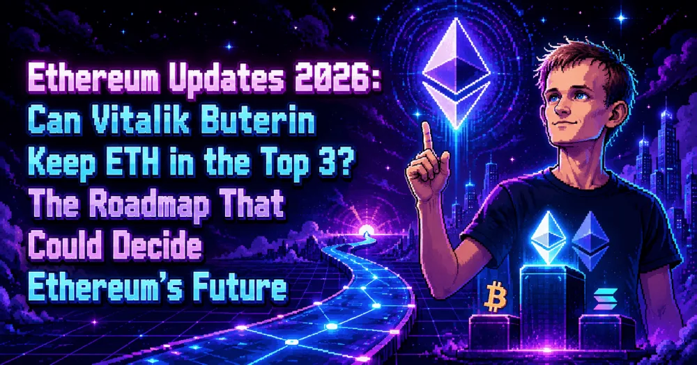 Ethereum Updates 2026: Can Vitalik Buterin Keep ETH in the Top 3? The Roadmap That Could Decide Ethereum’s Future