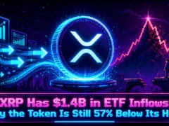 XRP Has $1.4B in ETF Inflows: Why the Token Is Still 57% Below Its High