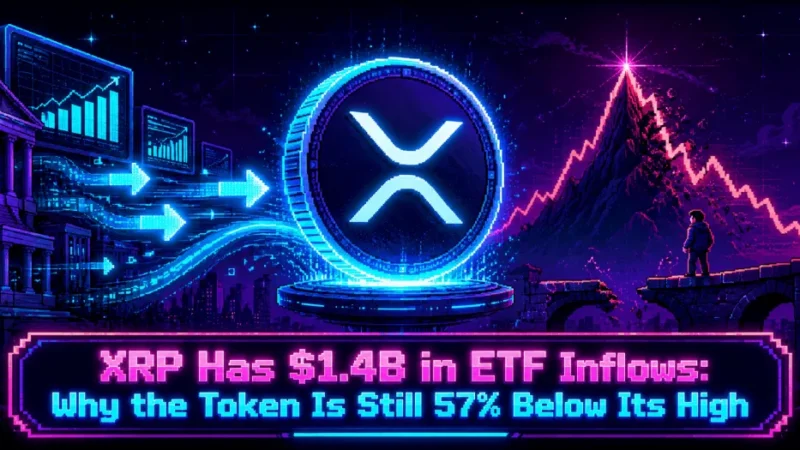 XRP Has $1.4B in ETF Inflows: Why the Token Is Still 57% Below Its High