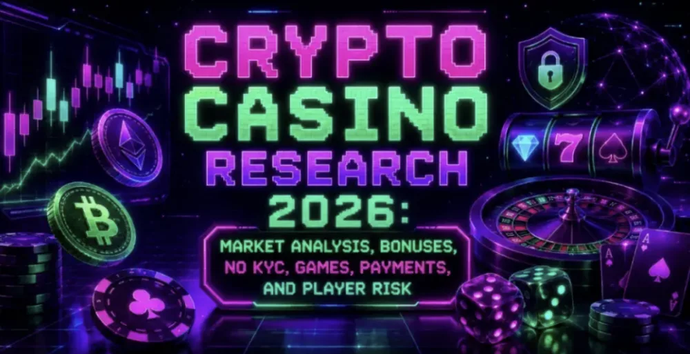 Crypto Casino Research 2026: Market Analysis, Bonuses, No KYC, Games, Payments, and Player Risk