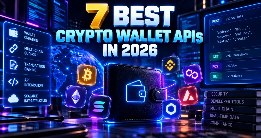 Crypto Wallet API: 7 Best APIs for Building Multi-Chain Wallets in 2026