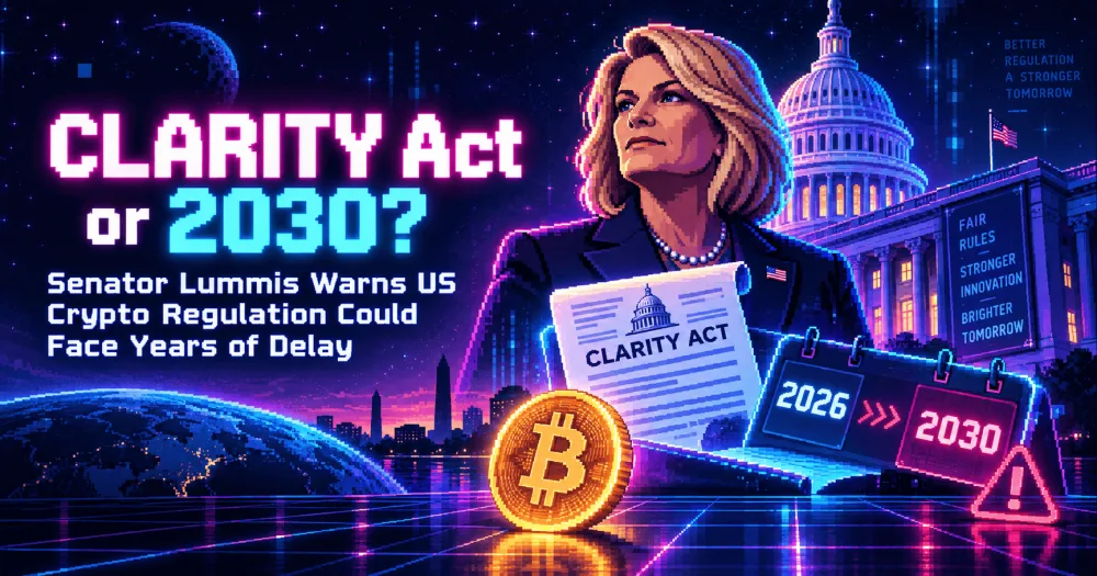 CLARITY Act or 2030? Senator Lummis Warns US Crypto Regulation Could Face Years of Delay