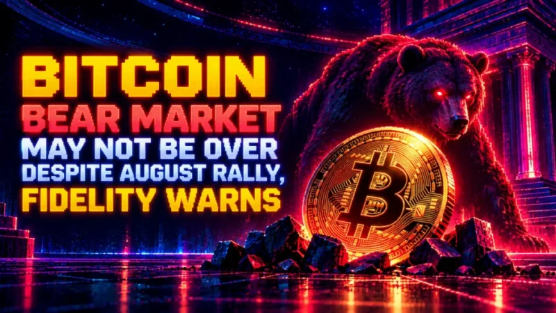 Bitcoin Bear Market May Not Be Over Despite August Rally, Fidelity Warns