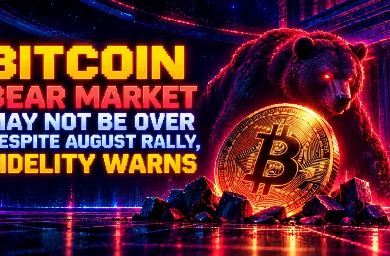 Bitcoin Bear Market May Not Be Over Despite August Rally, Fidelity Warns