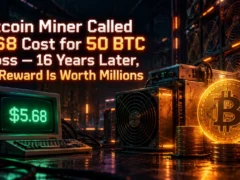 Bitcoin Miner Called $5.68 Cost for 50 BTC a Loss — 16 Years Later, That Reward Is Worth Millions