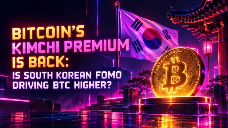 Bitcoin’s Kimchi Premium Is Back: Is South Korean FOMO Driving BTC Higher?
