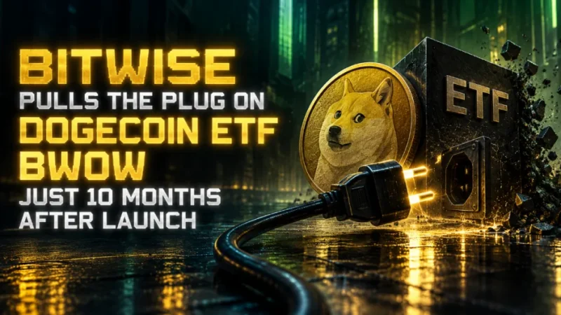 Bitwise Pulls the Plug on Dogecoin ETF BWOW Just 10 Months After Launch